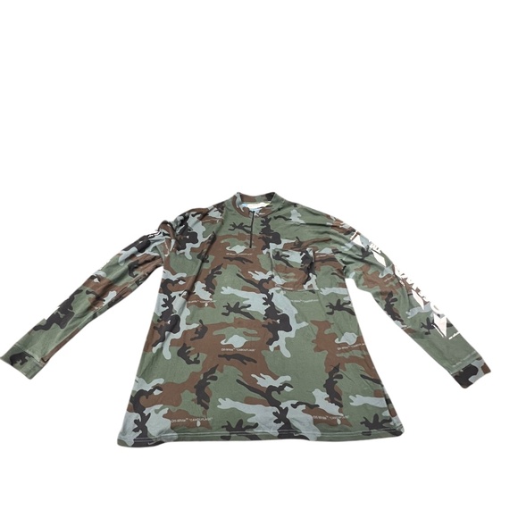 Off-White camouflage print long sleeve t-shirt